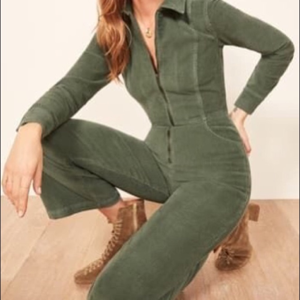 NWT Reformation Carolina jumpsuit!